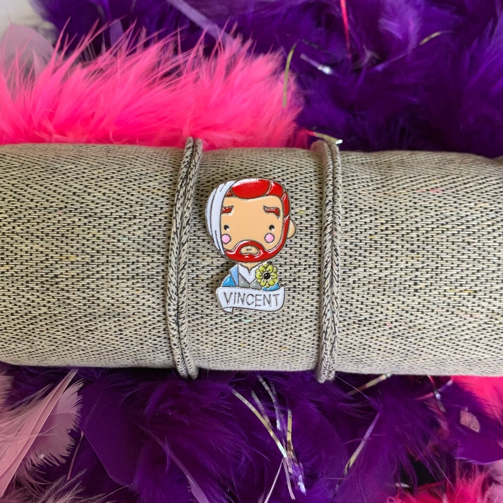 3/$20 Earless Vincent Van Gogh Enamel Pin